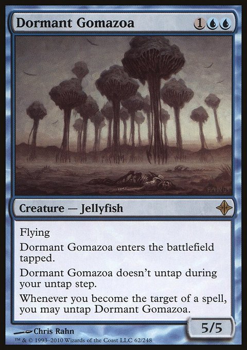 Dormant Gomazoa, Rise of the Eldrazi #62, Magic: The Gathering card