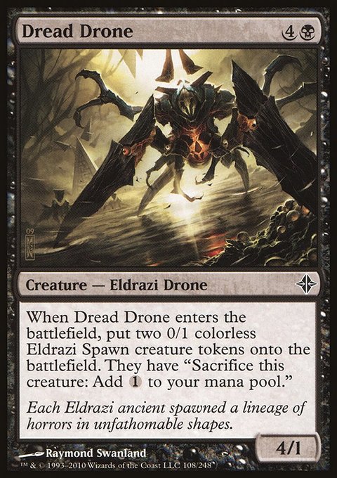 Dread Drone, Rise of the Eldrazi #108, Magic: The Gathering card