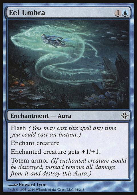 Eel Umbra, Rise of the Eldrazi #65, Magic: The Gathering card