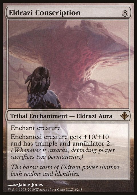 Eldrazi Conscription, Rise of the Eldrazi #3, Magic: The Gathering card