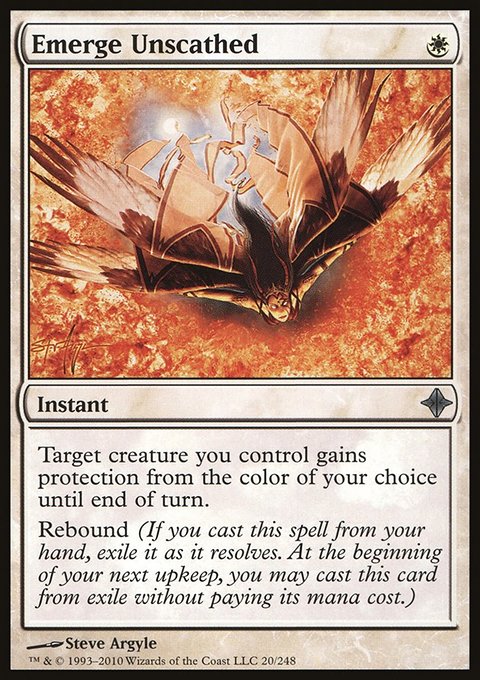 Emerge Unscathed, Rise of the Eldrazi #20, Magic: The Gathering card