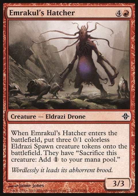 Emrakul's Hatcher, Rise of the Eldrazi #142, Magic: The Gathering card