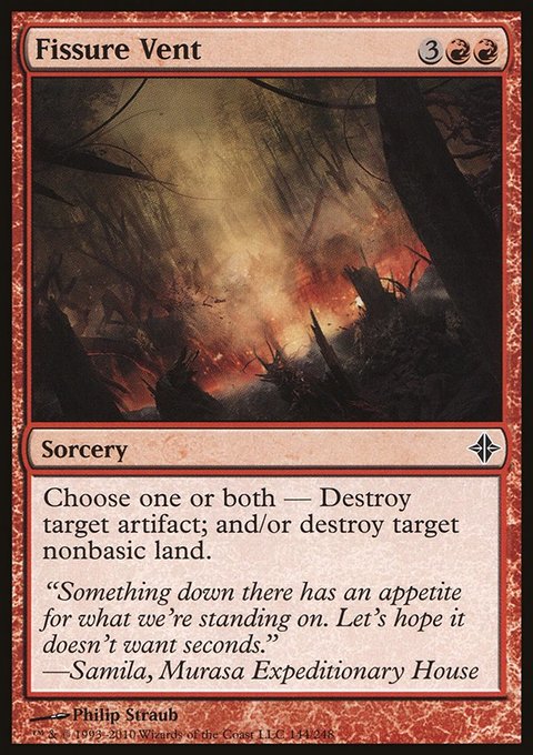 Fissure Vent, Rise of the Eldrazi #144, Magic: The Gathering card