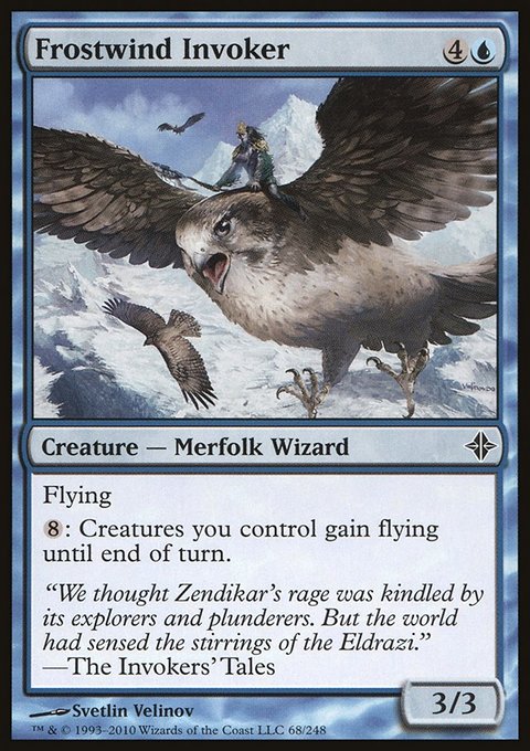Frostwind Invoker, Rise of the Eldrazi #68, Magic: The Gathering card