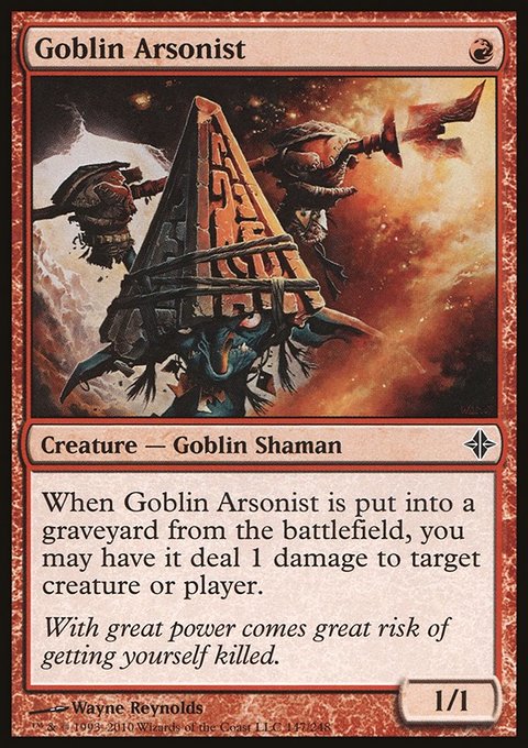 Goblin Arsonist, Rise of the Eldrazi #147, Magic: The Gathering card