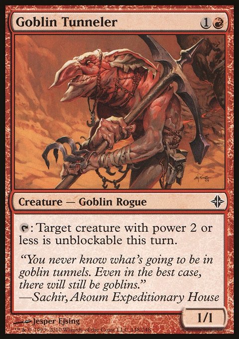 Goblin Tunneler, Rise of the Eldrazi #148, Magic: The Gathering card