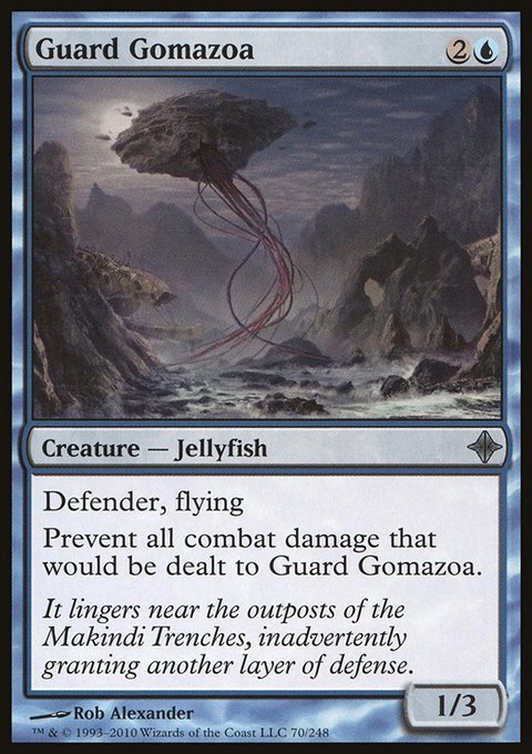 Guard Gomazoa, Rise of the Eldrazi #70, Magic: The Gathering card