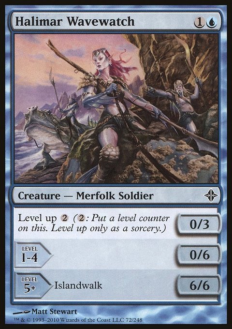 Halimar Wavewatch, Rise of the Eldrazi #72, Magic: The Gathering card