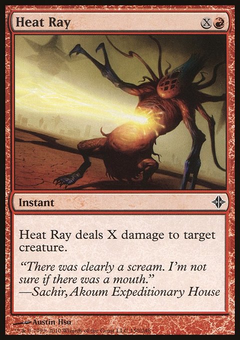 Heat Ray, Rise of the Eldrazi #150, Magic: The Gathering card