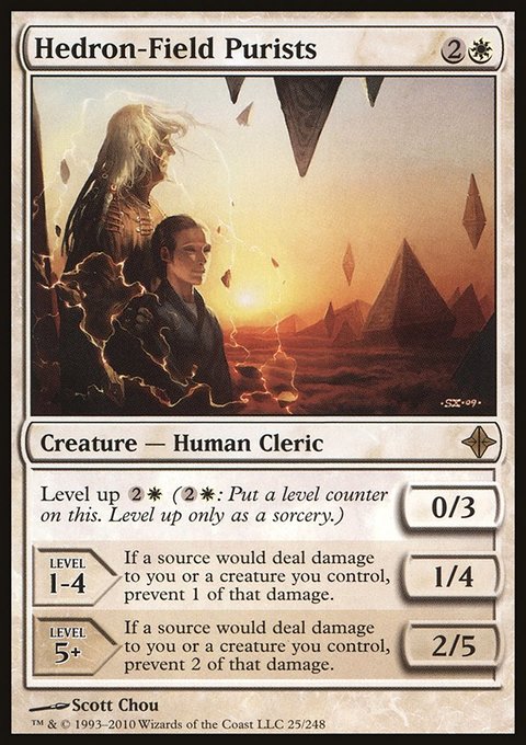 Hedron-Field Purists, Rise of the Eldrazi #25, Magic: The Gathering card