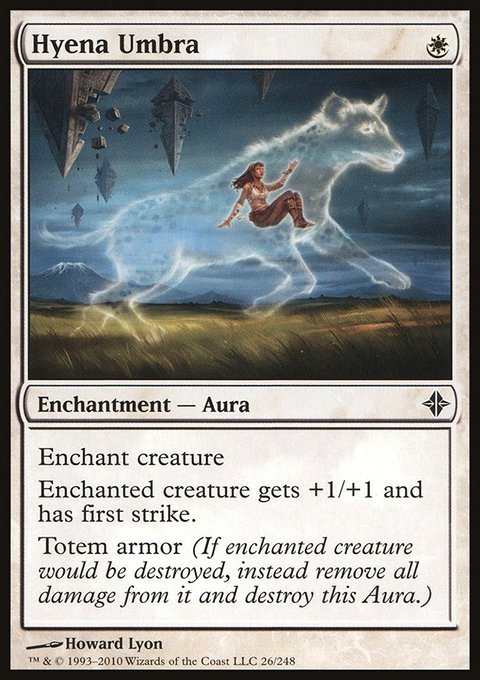 Hyena Umbra, Rise of the Eldrazi #26, Magic: The Gathering card