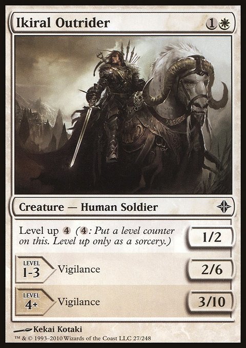 Ikiral Outrider, Rise of the Eldrazi #27, Magic: The Gathering card