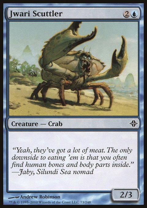 Jwari Scuttler, Rise of the Eldrazi #73, Magic: The Gathering card