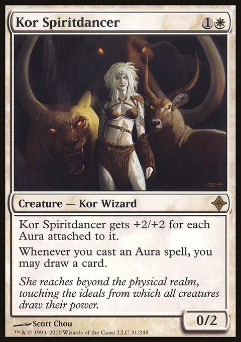 Kor Spiritdancer, Rise of the Eldrazi #31, Magic: The Gathering card