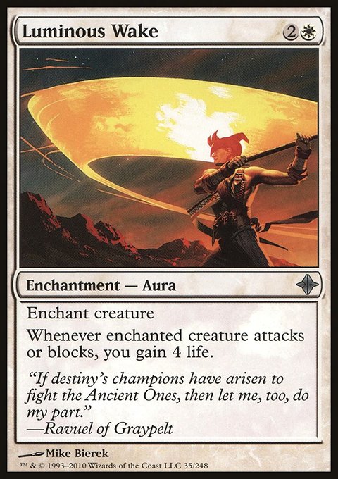 Luminous Wake, Rise of the Eldrazi #35, Magic: The Gathering card