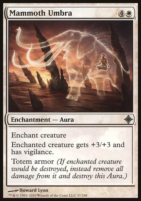 Mammoth Umbra, Rise of the Eldrazi #37, Magic: The Gathering card