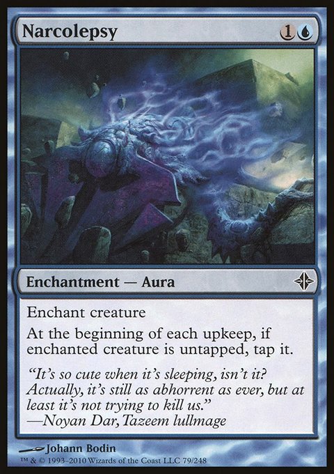 Narcolepsy, Rise of the Eldrazi #79, Magic: The Gathering card
