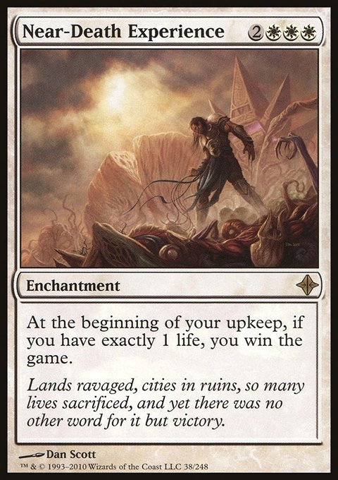 Near-Death Experience, Rise of the Eldrazi #38, Magic: The Gathering card