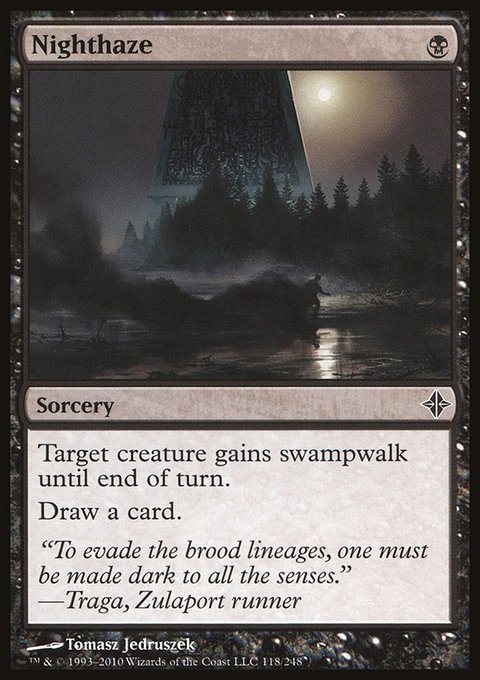 Nighthaze, Rise of the Eldrazi #118, Magic: The Gathering card