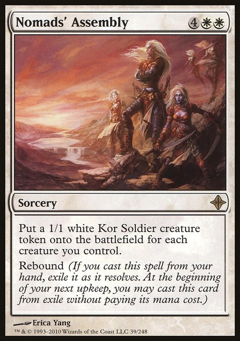 Nomads' Assembly, Rise of the Eldrazi #39, Magic: The Gathering card