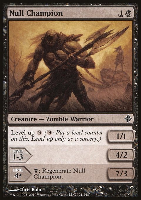 Null Champion, Rise of the Eldrazi #121, Magic: The Gathering card