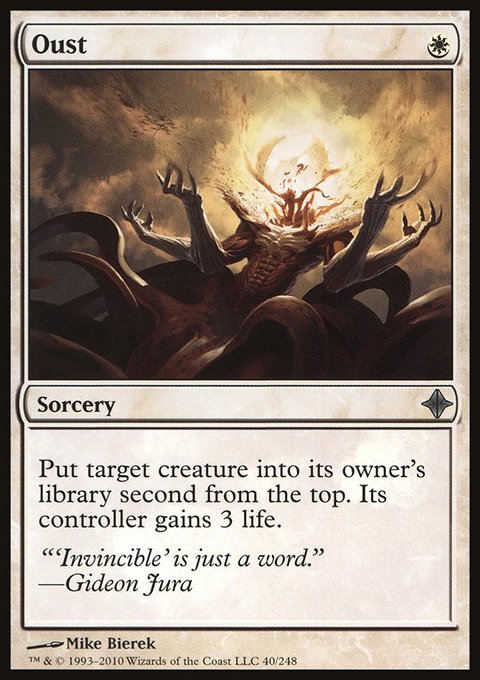 Oust, Rise of the Eldrazi #40, Magic: The Gathering card