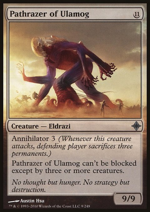Pathrazer of Ulamog, Rise of the Eldrazi #9, Magic: The Gathering card
