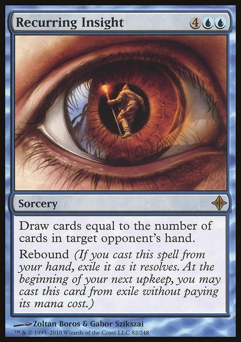 Recurring Insight, Rise of the Eldrazi #82, Magic: The Gathering card