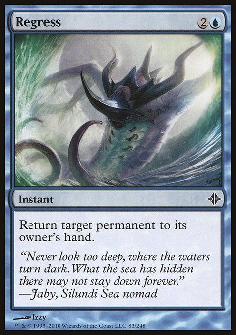 Regress, Rise of the Eldrazi #83, Magic: The Gathering card