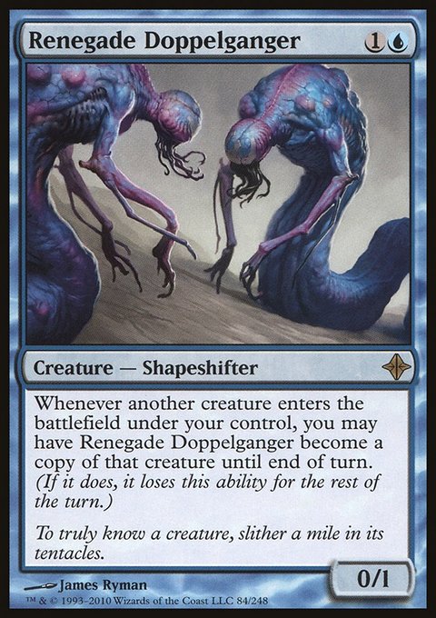 Renegade Doppelganger, Rise of the Eldrazi #84, Magic: The Gathering card