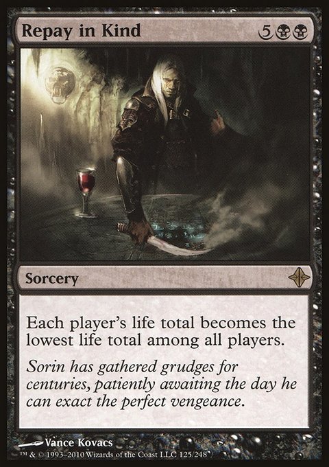Repay in Kind, Rise of the Eldrazi #125, Magic: The Gathering card