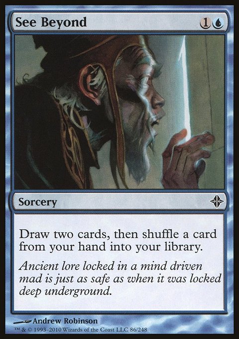 See Beyond, Rise of the Eldrazi #86, Magic: The Gathering card
