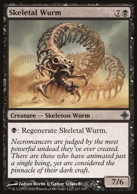 Skeletal Wurm, Rise of the Eldrazi #127, Magic: The Gathering card