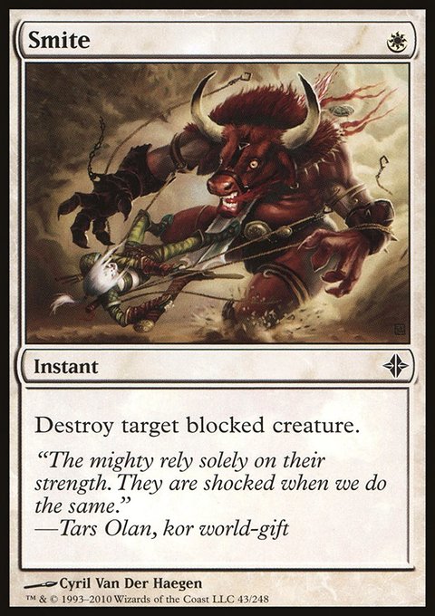Smite, Rise of the Eldrazi #43, Magic: The Gathering card
