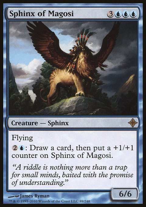Sphinx of Magosi, Rise of the Eldrazi #89, Magic: The Gathering card