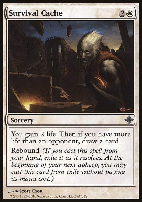 Survival Cache, Rise of the Eldrazi #48, Magic: The Gathering card