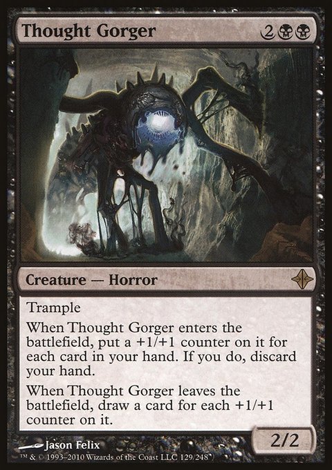 Thought Gorger, Rise of the Eldrazi #129, Magic: The Gathering card