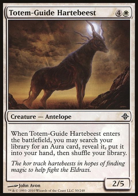 Totem-Guide Hartebeest, Rise of the Eldrazi #50, Magic: The Gathering card
