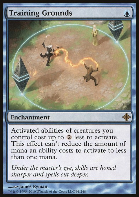 Training Grounds, Rise of the Eldrazi #91, Magic: The Gathering card