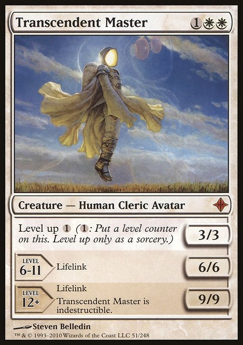 Transcendent Master, Rise of the Eldrazi #51, Magic: The Gathering card