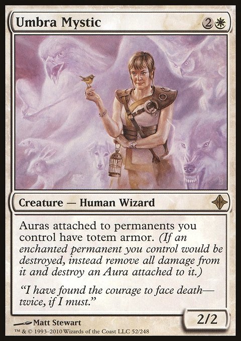 Umbra Mystic, Rise of the Eldrazi #52, Magic: The Gathering card