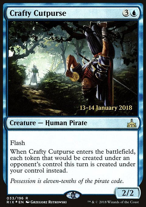 Crafty Cutpurse, Rivals of Ixalan Promos #33s, Magic: The Gathering card