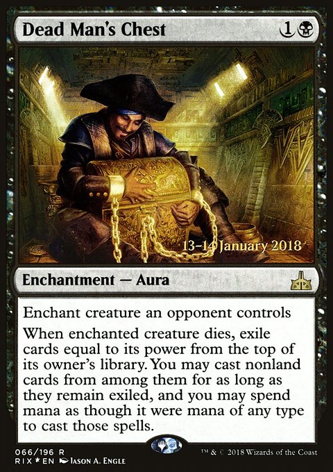 Dead Man's Chest, Rivals of Ixalan Promos #66s, Magic: The Gathering card
