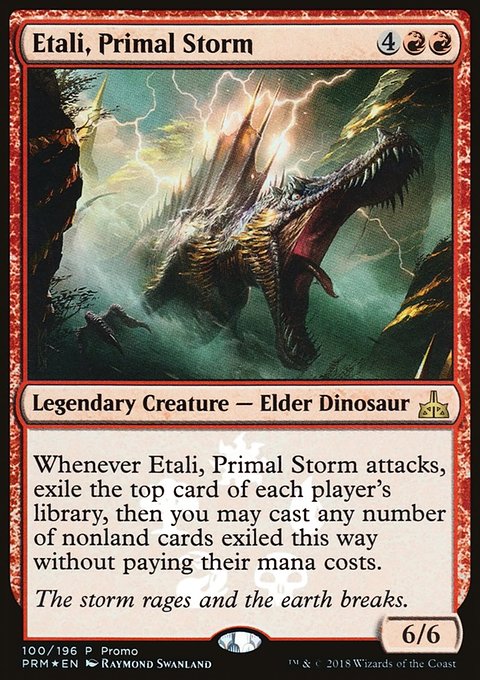 Etali, Primal Storm, Rivals of Ixalan Promos #100★, Magic: The Gathering card