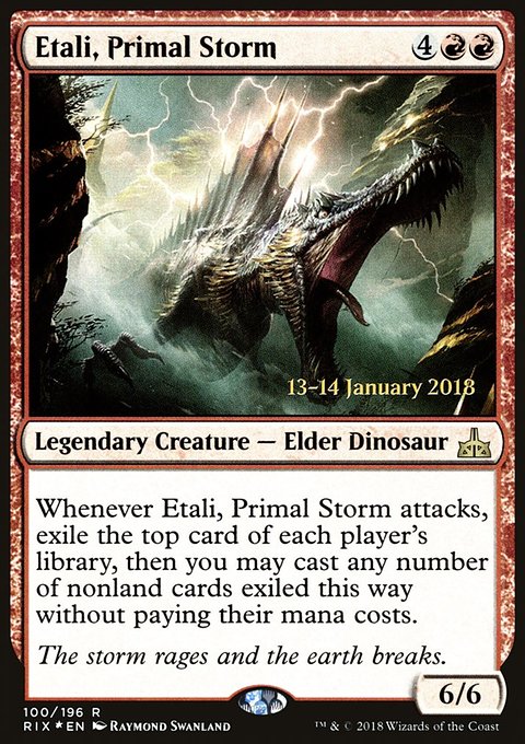 Etali, Primal Storm, Rivals of Ixalan Promos #100s, Magic: The Gathering card