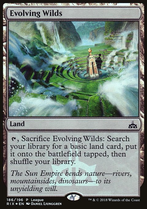 Evolving Wilds, Rivals of Ixalan Promos #186, Magic: The Gathering card