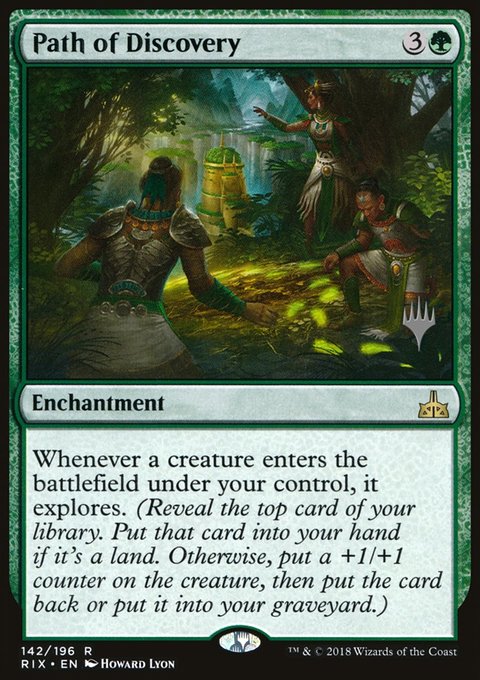 Path of Discovery, Rivals of Ixalan Promos #142p, Magic: The Gathering card