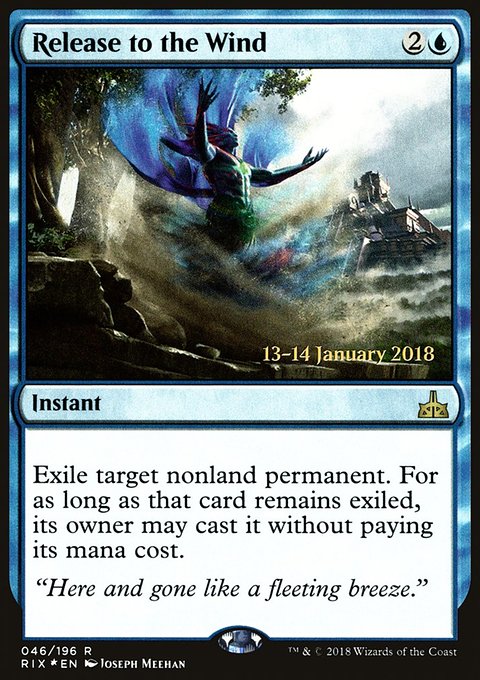 Release to the Wind, Rivals of Ixalan Promos #46s, Magic: The Gathering card