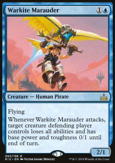 Warkite Marauder, Rivals of Ixalan Promos #60p, Magic: The Gathering card