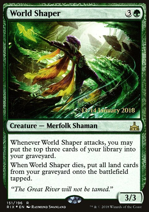 World Shaper, Rivals of Ixalan Promos #151s, Magic: The Gathering card